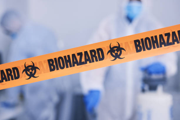 Professional Biohazard Cleanup technician working in Marion, IL